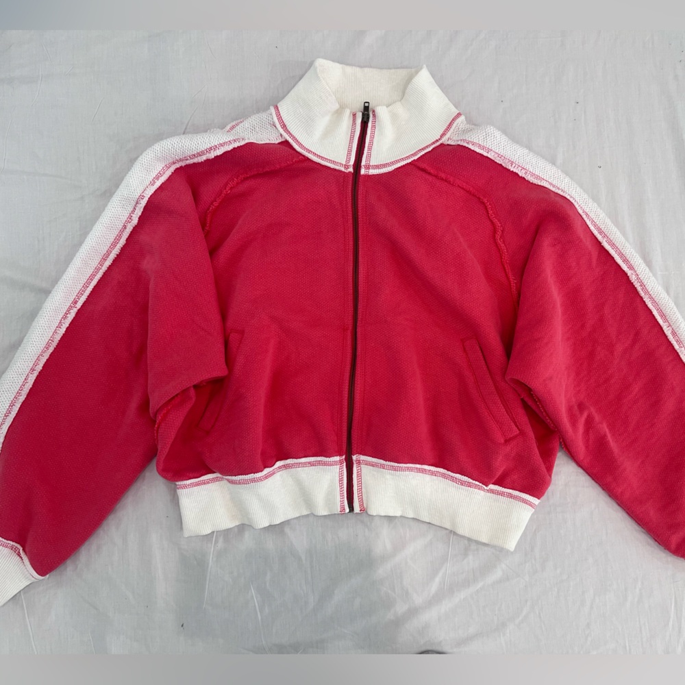 Free People I'm Yours turtle zip-up jacket - Picture 2 of 4
